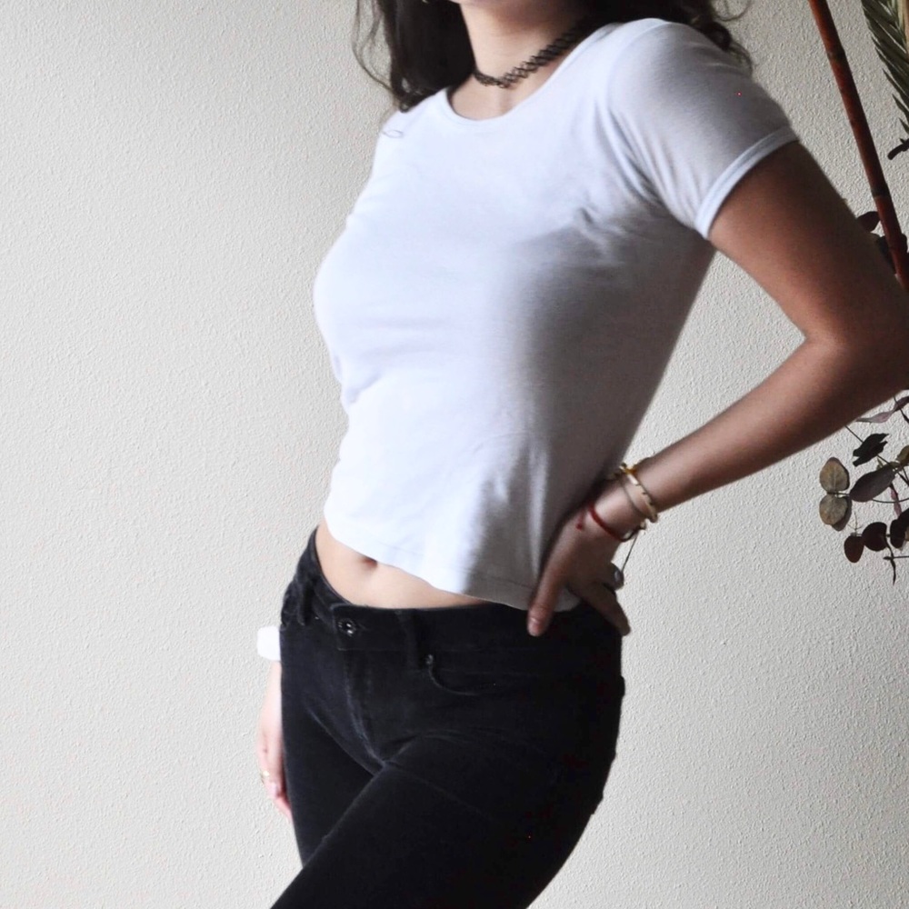 American Apparel kids fitted top